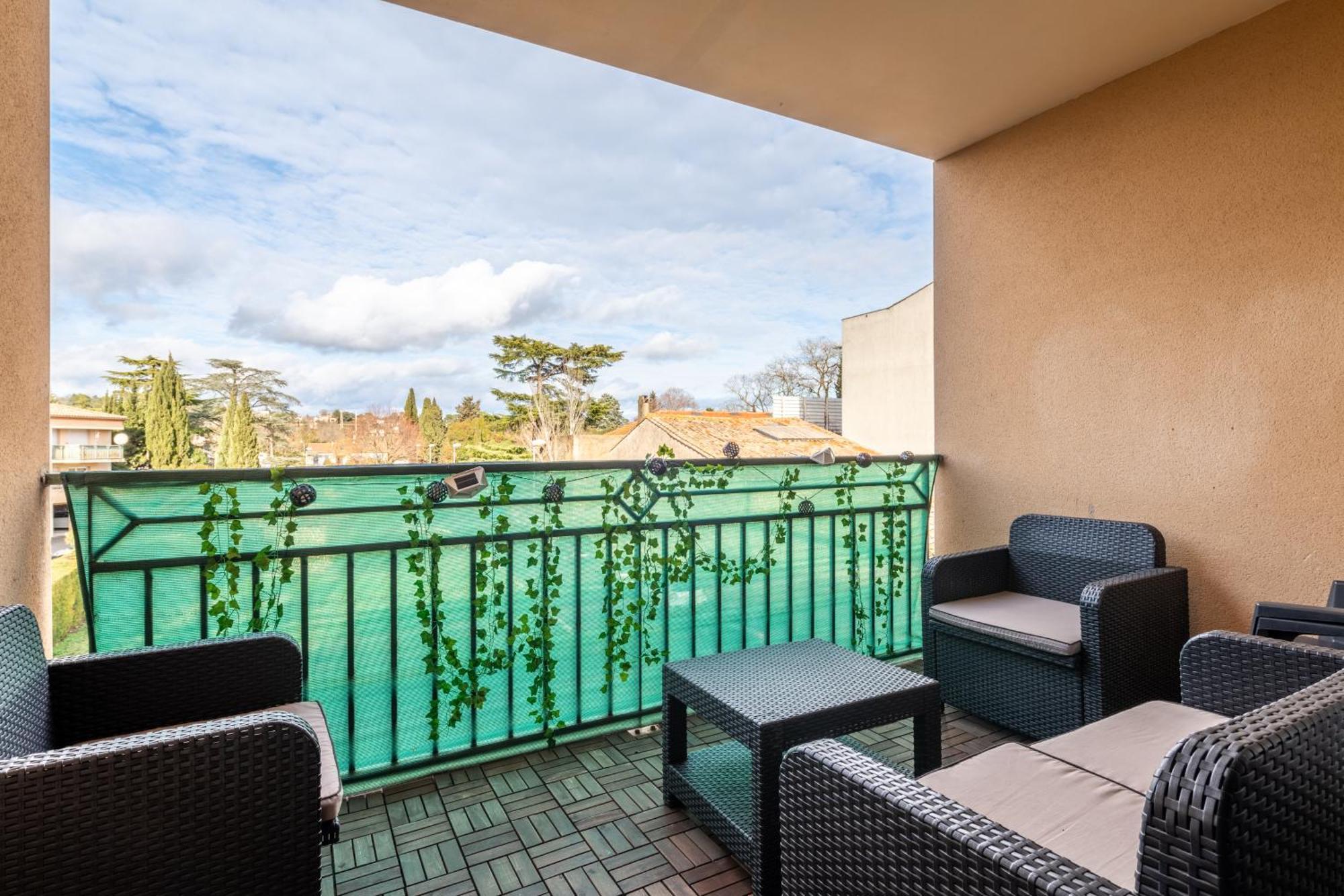 L'Ecrin Jardin Des Remparts - Parking Prive - Terrasse Apartman Carcassone Kültér fotó